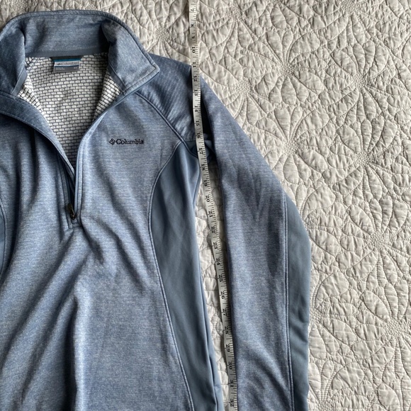 Baby Blue Columbia Quarter-Zip - Picture 6 of 7